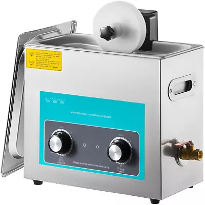 Ultrasonic Vinyl Record Cleaner 6L 40Khz Vinyl Ultrasonic Cleaning Machin • $243.71