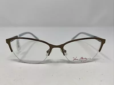 Vera Bradley Rylan Java Floral (JFL) 52-17-137 Brown Metal Eyeglasses Frame /N98 • $70