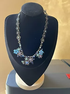 Mary Demarco Vintage Necklace Blue Flower Theme • $149