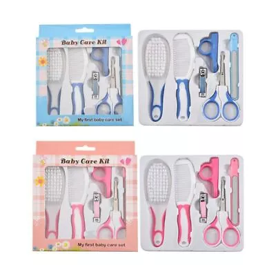 Baby Nursery Health Care Kit For Infant Newborn Haircut Tool Nail Clipper Comb • £5.87