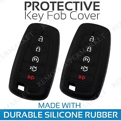 2 Key Fob Cover For 2018-2019 Ford F-150 Raptor Remote Case Rubber Skin Jacket • $9.95