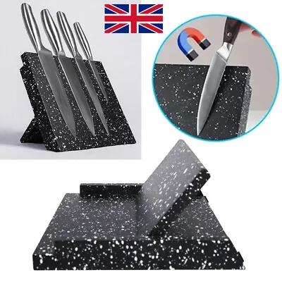 Magnetic Knife Holder Knife Block Rack Kitchen Organisation Cutlery Sets Storage • £11.98