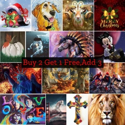 $6.99 • Buy 5D Diamond Painting Full Drill Embroidery Cross Stitch Arts Cartoon Gift Kids