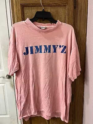 Vintage 80s Jimmy’Z Surfing Pink Shirt L/XL • $45