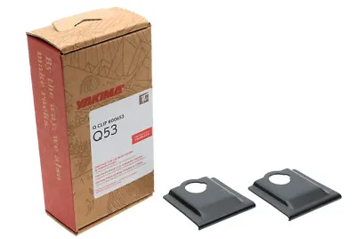 Yakima Q53 Q Tower Clips W/ E Pads #00653 2 Clips Q 53 NEW In Box • $19.99