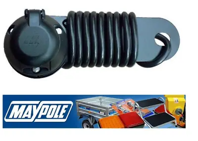 £10.89 • Buy MAYPOLE 7 Pin PRE-WIRED SOCKET Car Trailer Electrics 12N Electric Mounting Plate