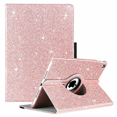 Glitter 360°Leather Rotating Smart Stand Case Cover For APPLE IPad Air 9.7  2018 • £6.25