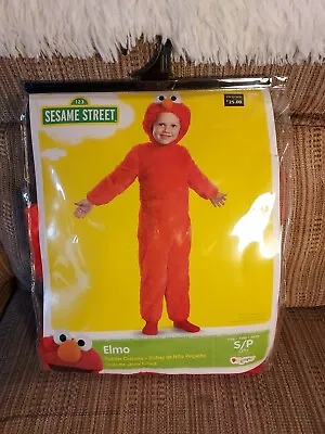 Sesame Street Elmo Red Monster Halloween Costume Jumper Headpiece 2T Small • $14.99