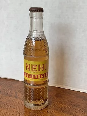 Vintage Nehi Soda FULL Bottle Cleveland MISS. 7 Oz • $17.95