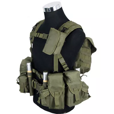 Russian Military Smersh Tactics Combat Chest Vest Green AK Set • $100