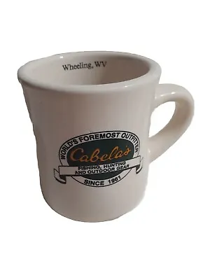 Cabela’s Hunting Fishing Heavy Diner Coffee Mug Wheeling WV • $11