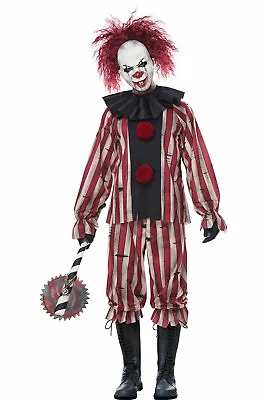 California Costume NIGHTMARE CLOWN Adult Men Clowns Halloween Outfit 01283 • $21.04