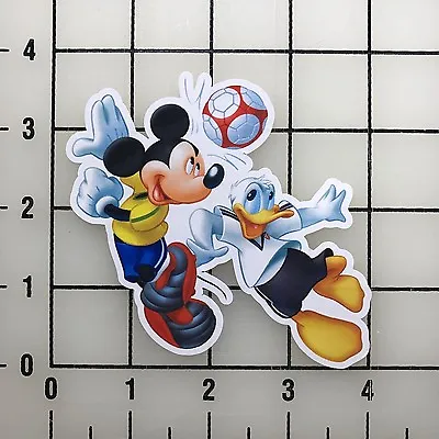 Mickey Mouse Donald Duck 4  Wide Vinyl Decal Sticker BOGO • $5.99