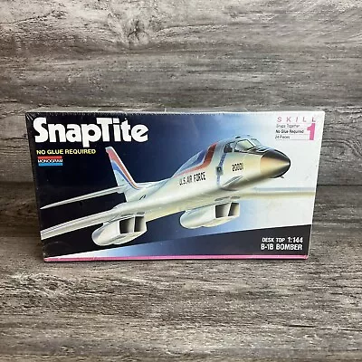 Vintage Monogram Snap Tite B-1B Bomber Plane Model Kit 1:144 NEW • $80