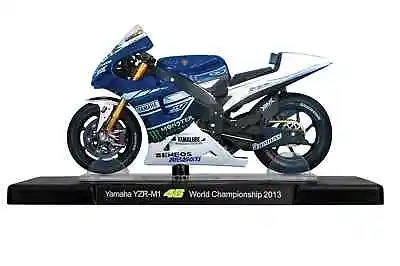VALENTINO ROSSI Yamaha YZR-M1 2013 MotoGP Bike - Collectable Model - 1:18 Scale • £19.99