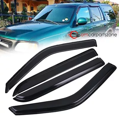 For 97-17 Ford Expedition 98-17 Lincoln Navigator Window Visors Rain Guards Vent • $30.95