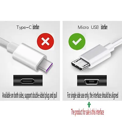 Micro USB Charger Fast Charging Cable Cord Lot Fits Samsung Android Phone. • $2.99