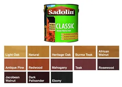 Sadolin Classic All Purpose Woodstain - All Colours - All Sizes • £89.85