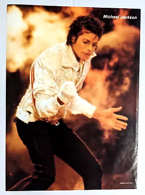 Michael Jackson Live / Jackson 5 / 1985 Magazine Full Page Pinup Poster Clipping • $12.99