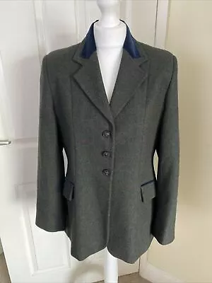 Stunning Wool TAGG 38”Green Tweed Hacking Jacket Immaculate Condition • £80