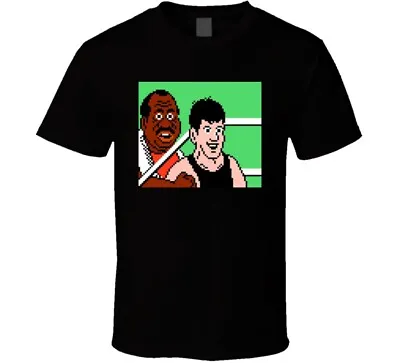 Mike Tyson's Punch Out Doc And Little Mac Vintage Video Game Boxing T Shirt • $22.49