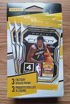 2020-21 Panini Prizm Nba Basketball Trading Card Hanger Box 3 Packs Edwards Rc? • $39.99