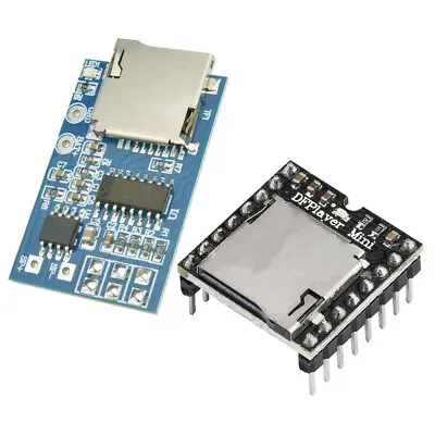 DFPlayer Mini TF Card U Disk WMV MP3 Decoder Player Audio Voice Module Arduino • $3.38