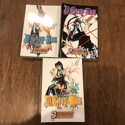 D.Gray-Man Volumes 1-3 Manga Graphic Novel Katsura Hoshino • $24.95