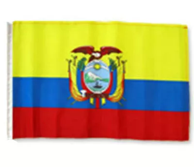 12x18 12 X18  Ecuador Sleeve Flag Boat Car Garden • $6.88