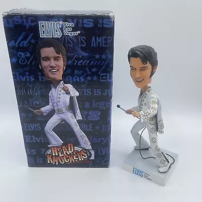 Rare Hand Painted Elvis Presley Bobblehead Figure Neca Head Knockers Headknocker • $54.99