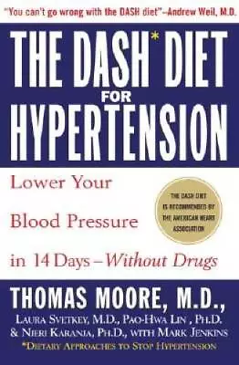 The DASH Diet For Hypertension - Hardcover By Jenkins Mark - VERY GOOD • $4.42