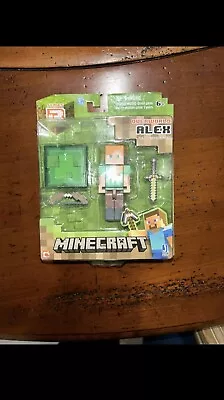 Alex Action Figure Slime Block Sword & Bow Minecraft Series 3 Complete Set • $20