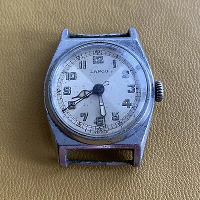 Vintage LANCO Watch. Nickel Chrome Case. • £59.99