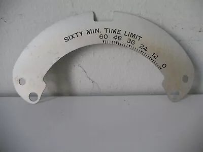 Vintage Original Miller Meter Model 50 Parking Meter Metal Timer Arch  60 Minute • $6.50