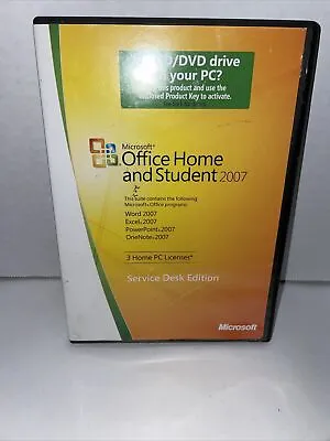 Microsoft Office Home And Student 2007 Service Desk Edition With Product Key • $16