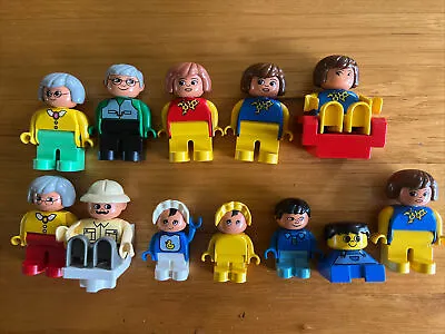 $49 • Buy Lego Duplo Mixed Vintage People Babies Grandparents Lot Of 12 In Good Condition