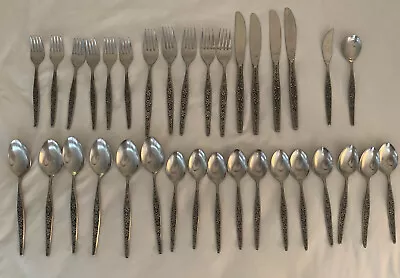 Vintage MCM Stainless Japan Flatware Silverware Mixed Lot 34 Collectible RARE! • $59