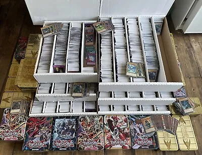 Yugioh 300 Cards Bundle Collection Joblot With 30 Holos INCLUDES YUGIOH TIN • £15.95