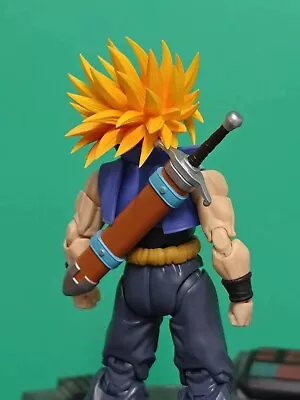 CUSTOM Dragon Ball SH Figuarts Super Saiyan Trunks Hair Only In Stock • $88.88