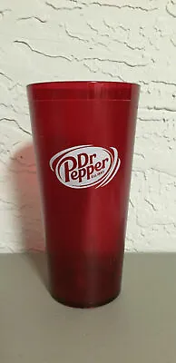 New (1) Dr. Pepper Restaurant Red Plastic Tumblers Cups 32oz Carlisle • $15