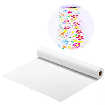 White Kraft Paper Roll For Painting Practice - 2pcs Eco-Friendly Wrapping Paper • £14.75