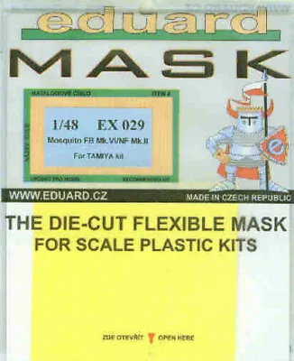 EDUEX029 1:48 Eduard Mask - Mosquito FB Mk IV/NF Mk II (TAM Kit) #EX029 • $11.04