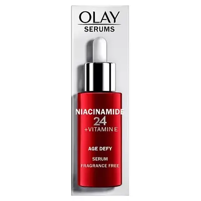 Olay Niacinamide 24 + Vitamin E Age Defy Serum Skin Care Fragrance Free Serum • £10.65