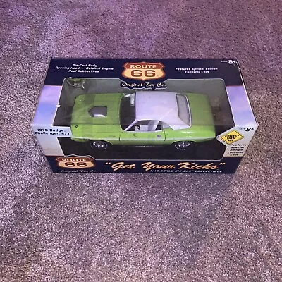 1970 Dodge Challenger R/T Green 1/18 Highway 66 • $50