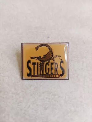 Vintage Auburndale Stingers Pin Florida Scorpion Baseball Softball Lapel • $6.99