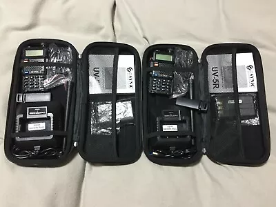 £80 • Buy ESynic Two Piece UV-5R Dual Band Walkie Talkies VHF/UHF + Two Way Radio + Case