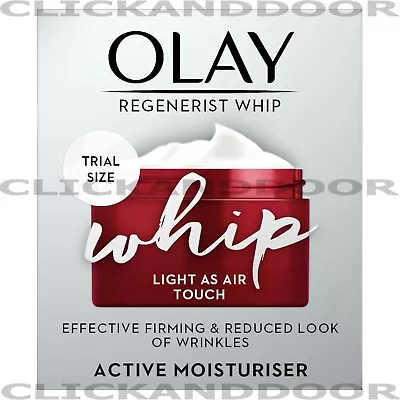 Olay Regenerist Whip Light As Air Touch Active Moisturiser Cream 15ml • £10.99