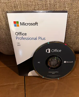 Office Pro Plus 2021 Retail Disc Version 1 Pc Sealed Microsoft • $69.99