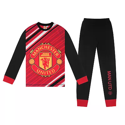Manchester United FC Official Soccer Gift Boys Sublimation Long Pajamas • $29.99