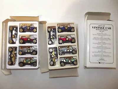 2 Sets Of Vintage Car Miniatures • £7.99